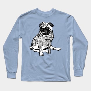 Salty the Pug Long Sleeve T-Shirt